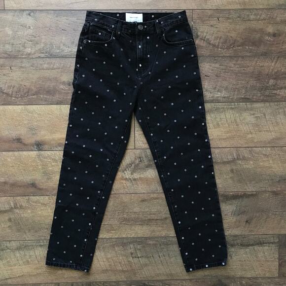 Current/Elliott Vintage High Waist Crop Slim Jeans - Picture 2 of 8